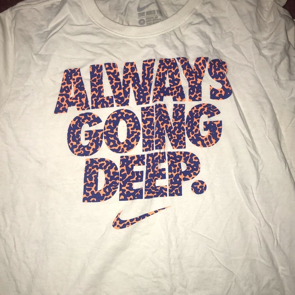 always going deep nike shirt